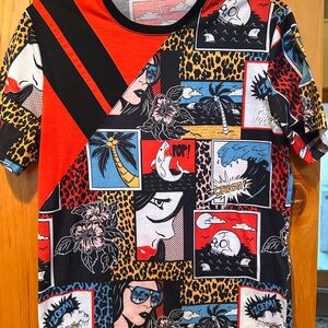 Graphic Comic Print T-Shirt
